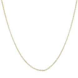 Gold Over Sterling Silver Link Chain 16