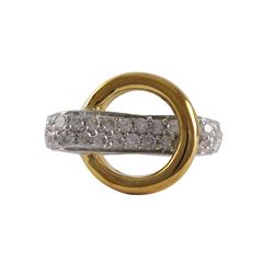 Sterling Silver-Two Tone Ring