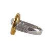 Image 2 : Sterling Silver-Two Tone Ring