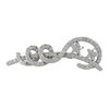 Image 1 : Sterling Silver-Cz Brooch Twist