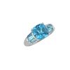 Image 1 : SS SWISS BLUE TOPAZ RING - Size 7 (#10114SW)