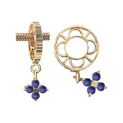 PLAIN WHEEL W/SAPPHIRE DANGLE (#10PLAINS)