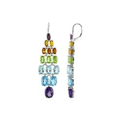 SS MULTI COLOR LEVERBK EARRINGS (#7198MUL)