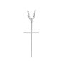 Image 1 : SS DIAMOND CROSS PENDANT (#8111D)