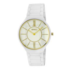 Roberto Bianci Unisex White Ceramic Watch-5878M