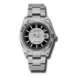 Rolex  Datejust 36 Steel &Amp; White Gold  Women Watch