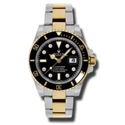 Rolex  Submariner  Date 40Mm Steel &Amp; Gold Diamond  Men Watch