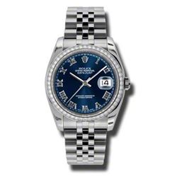 Rolex  Datejust 36 White Gold &Amp; Diamonds  Women Watch