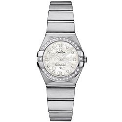 Omega  Constellation Brushed Quartz 24Mm  Women Watch