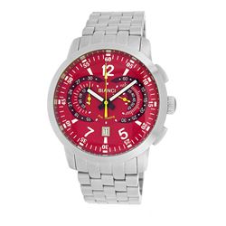 Roberto Bianci Men's Pro Racing Chronograph Watch With Red Face-7096M