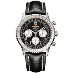 Breitling  Navitimer Navitimer 01 (43Mm) Black Crocodile Strap  Men Watch