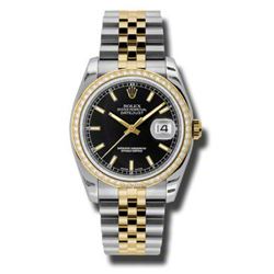 Rolex  Datejust 36 Yellow Gold &Amp; Diamonds  Women Watch