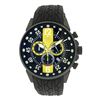 Roberto Bianci Men's Pro Racing Chronograph Watch With Rubber Band And Black Face-7098MRUB-GUN