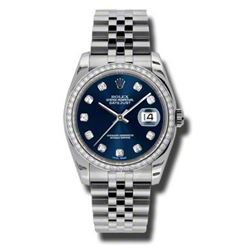 Rolex  Datejust 36 White Gold &Amp; Diamonds  Men Watch