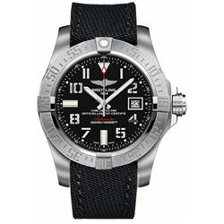 Breitling  Avenger Avenger II Seawolf Black Canvas Strap  Men Watch