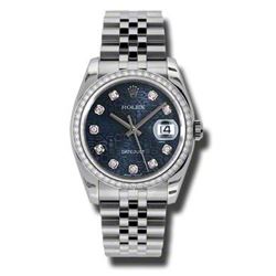 Rolex  Datejust 36 White Gold &Amp; Diamonds  Women Watch