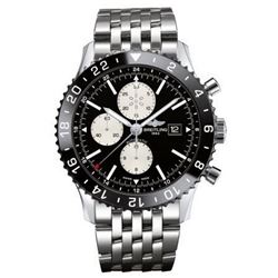 Breitling  Chronoliner  Cermaic Pilots Chronograph GMT Navitimer Band  Men Watch