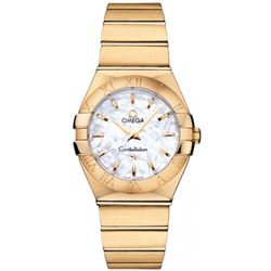Omega  Constellation Brushed Quartz 27Mm  Women Watch