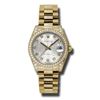 Rolex  Datejust 31  18K Yellow Gold Presidential Bracelet  Women Watch