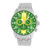 Roberto Bianci Men's Pro Racing Chronograph Watch With Green And Yellow Face-7098M
