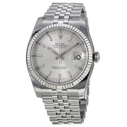 Rolex  Datejust 36 Steel &Amp; White Gold  Men Watch