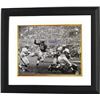 Frank Gifford Signed New York Giants 16X20 Vintage B&W Photo Custom Framed