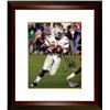 Image 1 : Troy Smith Signed Ohio State Buckeyes 8X10 Photo Custom Framed (White Jersey Rollout-Heisman)