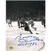 Image 1 : Bobby Hull Signed Chicago Blackhawks 8X10 B&W Photo HOF 1983