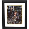 Image 1 : Spud Webb Signed Atlanta Hawks 16X20 Photo Custom Framed (1986 Slam Dunk Champ/Front)