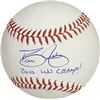 David Justice Signed Official Major League Baseball 2000 WS Champs! (New York Yankees)