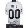 Jim Otto Signed Oakland Raiders White Prostyle TB Jersey HOF 1980 W/ Embroidered Stats