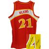 Image 1 : Dominique Wilkins Signed Atlanta Hawks Red Authentic Adidas Swingman Jersey HOF 06