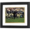 Image 1 : Lou Holtz Signed Notre Dame Fighting Irish 8X10 Photo Custom Framed (Running With Team)- Steiner Hol