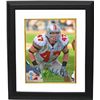 Image 1 : AJ Hawk Signed Ohio State Buckeyes 8X10 Photo Custom Framed