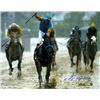 American Pharoah Signed 11X14 Photo 2015 Preakness Horse Racing Triple Crown With Victor Espinoza- S