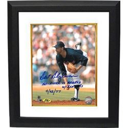 Bert Blyleven Signed Minnesota Twins 8X10 Photo Custom Framed No-Hitter Vs Angels W/ Rangers 9/22/77