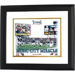 Music City Miracle Unsigned Tennessee Titans 8X10 Photo Custom Framed