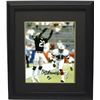 Image 1 : Cliff Branch Signed Oakland Raiders 8X10 Photo Custom Framed (Black Jersey Catch)