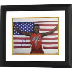 Sheryl Swoopes Signed 16X20 Photo Custom Framed Team USA Olympics W/ US Flag 3X Gold (WNBA Basketbal