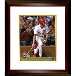 Lance Berkman Signed St. Louis Cardinals 16X20 Photo 2011 World Series LTD 211 Custom Framed- MLB Ho