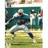 Image 1 : Eddie George Unsigned Tennessee Oilers 8X10 Photo (Blue Jersey Front View)
