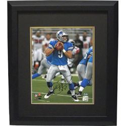 Matthew Stafford Signed Detroit Lions 11X14 Photo Custom Framed- Stafford Hologram