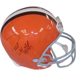 Paul Warfield Signed Cleveland Browns Full Size Replica Helmet HOF 83