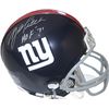 YA Tittle Signed New York Giants TB Riddell Mini Helmet HOF 1971