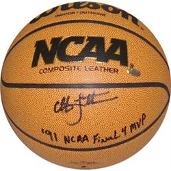 Christian Laettner Signed Wilson NCAA Indoor/Outdoor Basketball '91 NCAA Final 4 MVP (Duke Blue Devi