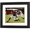Larry Fitzgerald Signed Arizona Cardinals 8X10 Photo Custom Framed #11 (Horizontal Red Jersey Blue S