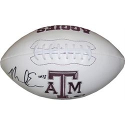 Mike Evans Signed Texas A&M Aggies Logo Football- Tri-Star Hologram