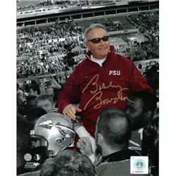 Bobby Bowden Signed Florida State Seminoles 16X20 Photo Final Game Carryoff Spotlight (Helmet)