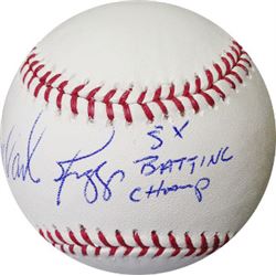 Wade Boggs Signed Official Major League Baseball 5X Batting Champ (Red Sox/Yankees)