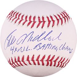 Bill Madlock Signed Official Major League Baseball 4X N.L. Batting Champ (Pirates/Cubs/Giants)